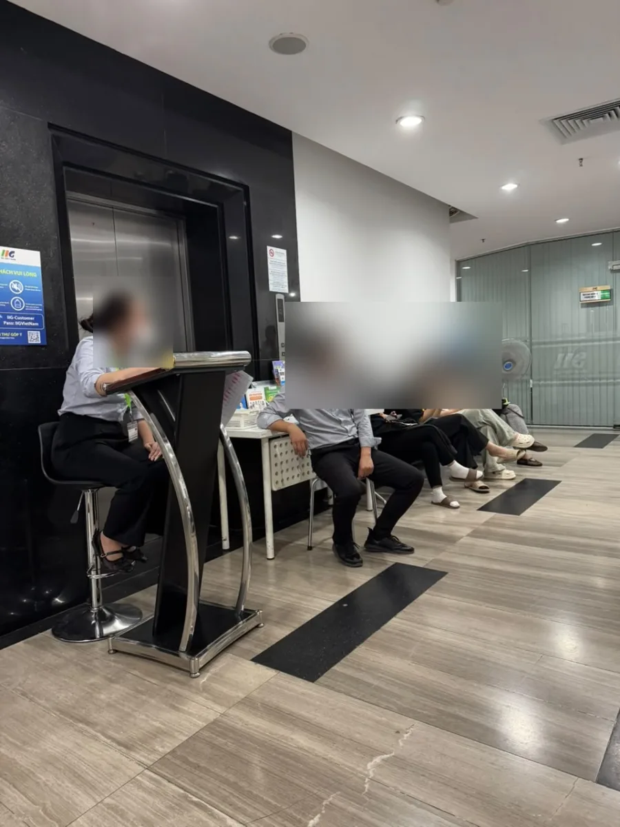 Quầy check-in tầng 3